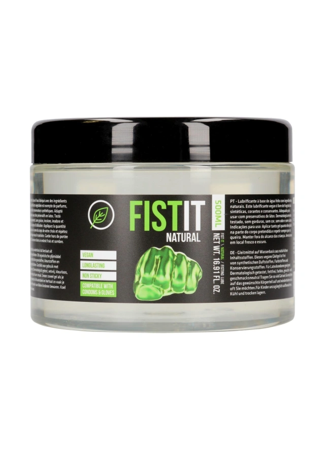 Wegański Lubrykant Fistit Natural 500 ml | 100% ORYGINAŁ| DYSKRETNA PRZESYŁKA