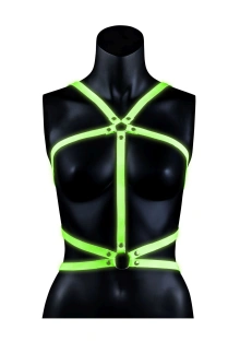 Fluorescencyjne Uprząż Glow in the Dark S/M | 100% ORYGINAŁ| DYSKRETNA PRZESYŁKA