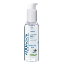 Lubrykant I Żel Do Masażu O Zapachu Trawy Cytrynowej Aquaglide Massage + Glide Lemongrass 200 Ml JoyDivision | 100% ORYGINAŁ| DYSKRETNA PRZESYŁKA