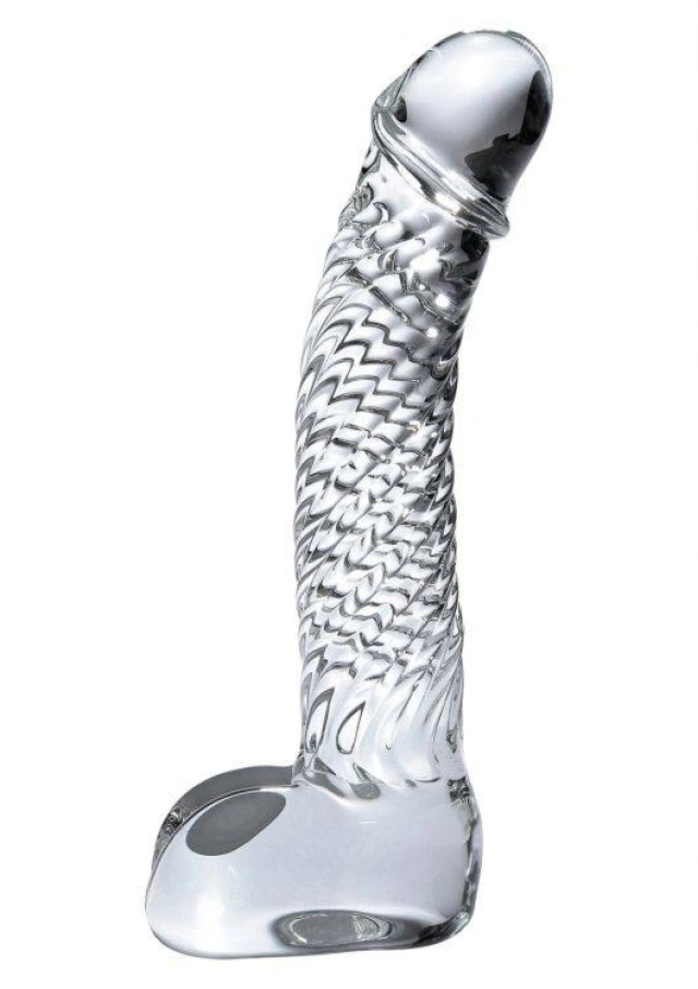 Dildo Szklane Waginalno-Analne Icicles No. 61 Przeźroczysty 