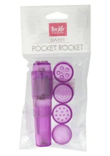 Mini Masażer Pocket Rocket Fioletowy | 100% ORYGINAŁ| DYSKRETNA PRZESYŁKA