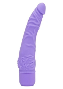 Klasyczny Silikonowy Wibrator 21cm Smukły Fioletowy | 100% ORYGINAŁ| DYSKRETNA PRZESYŁKA