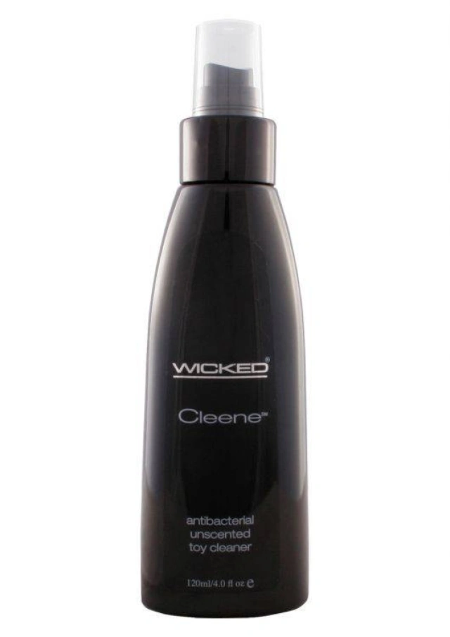Bezzapachowy Płyn Antybakteryjny Wicked do Zabawek Erotycznych 120ml | 100% ORYGINAŁ| DYSKRETNA PRZESYŁKA
