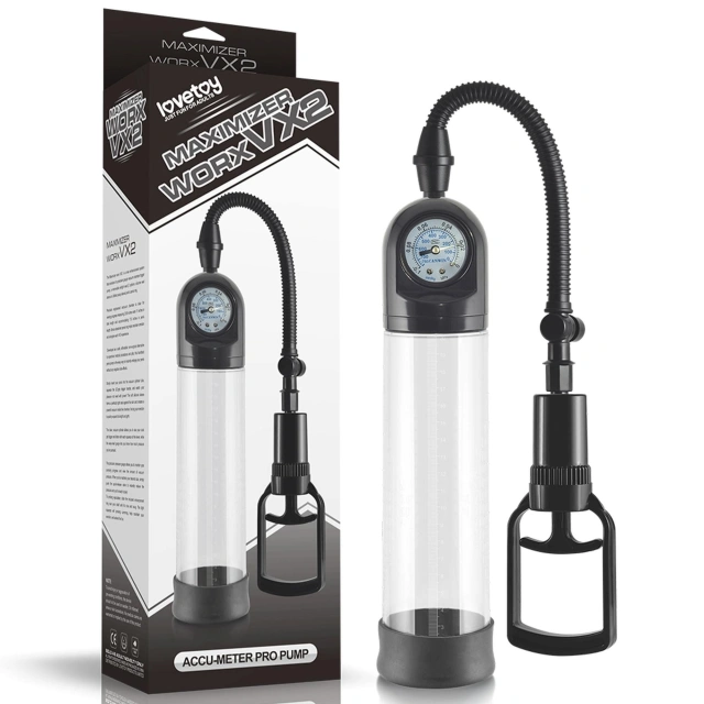 Pompka Erekcyjna Maximizer WorxVX2 Accu Meter Pump | 100% ORYGINAŁ| DYSKRETNA PRZESYŁKA