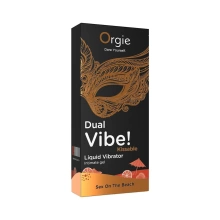 Wibrator W Płynie Dual Vibe! Sex On The Beach Kissable 15Ml Orgie | 100% ORYGINAŁ| DYSKRETNA PRZESYŁKA