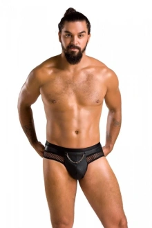 030 SLIP OPEN TOM black XXL/XXXL - Passion | 100% ORYGINAŁ| DYSKRETNA PRZESYŁKA
