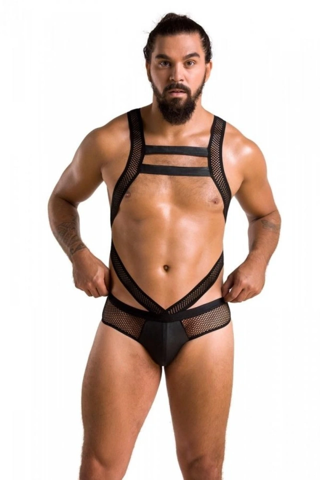 045 BODY VICTOR black L/XL - Passion | 100% ORYGINAŁ| DYSKRETNA PRZESYŁKA