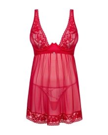 Lacelove babydoll i stringi  M/L Obsessive | 100% ORYGINAŁ| DYSKRETNA PRZESYŁKA