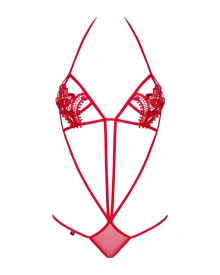 Bielizna-Luiza body czerwone S/M | 100% ORYGINAŁ| DYSKRETNA PRZESYŁKA