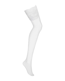 Bielizna-810-STO-2 pończochy białe S/M | 100% ORYGINAŁ| DYSKRETNA PRZESYŁKA