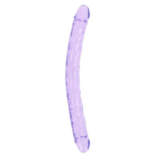 Podwójne Dildo Realistic Double Dong 45 cm Fioletowy 
