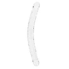 Podwójne Dildo Realistic Double Dong 45 cm Przeźroczysty | 100% ORYGINAŁ| DYSKRETNA PRZESYŁKA