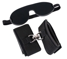 Kajdanki i Opaska na Oczy Bad Kitty Blindfold/Handcuffs | 100% ORYGINAŁ| DYSKRETNA PRZESYŁKA