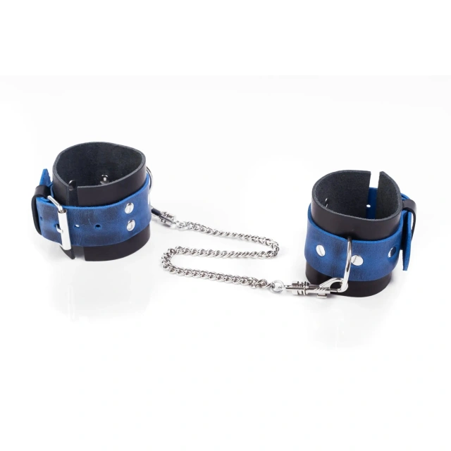 Kajdanki Crazy Horse Blue S Whips | 100% ORYGINAŁ| DYSKRETNA PRZESYŁKA