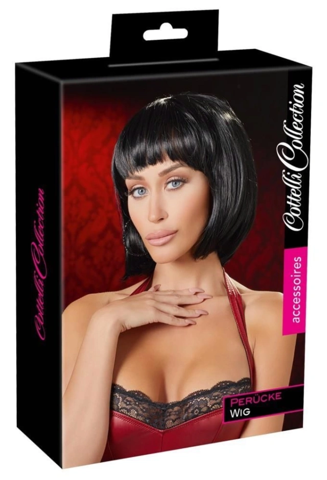 Peruka Bob Wig Czarny