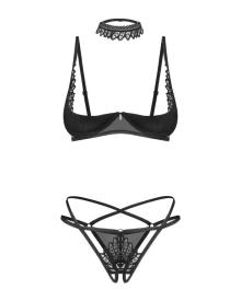 Donarella komplet 3-częściowy otwarty  M/L Obsessive