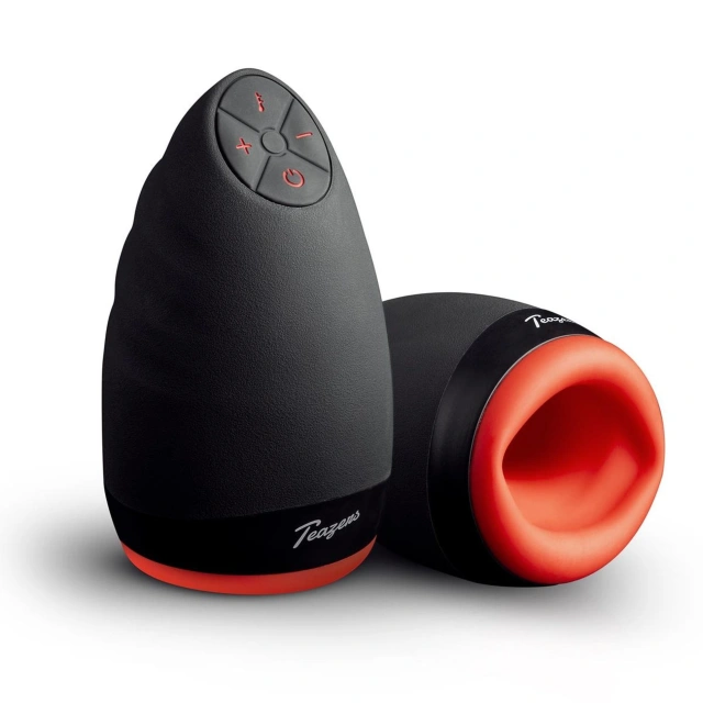 Masturbator Oralny Teazers Grzanie USB Wibracje 