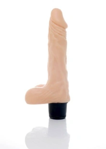 Realistyczny Wibrator z Jądrami Cyclone 12 Funkcji Wibracji Cyber Skóra 19,5cm | 100% ORYGINAŁ| DYSKRETNA PRZESYŁKA