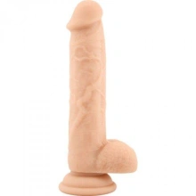Silikonowe Dildo Real Safe Brush 21cm Cielisty | 100% ORYGINAŁ| DYSKRETNA PRZESYŁKA