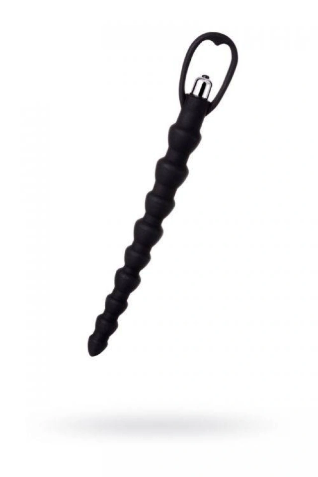 Długie Koraliki Analne z Wibracjami 32cm Czarny 
