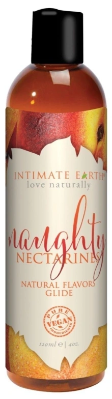Naughty Nectarines Natural Flavors Glide 120Ml Intimate Earth | 100% ORYGINAŁ| DYSKRETNA PRZESYŁKA