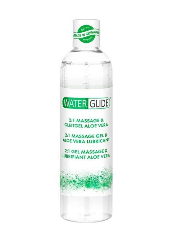 Żel Wodny 2w1 Waterglide - Aloe Vera do Masażu 300ml 