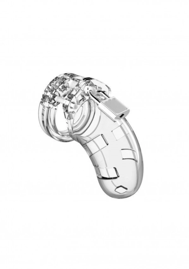 Chastity Model 01 Transparent Pas Cnoty Przeźroczysty Man Cage 