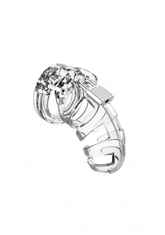 Chastity Model 02 Transparent Pas Cnoty Przeźroczysty Man Cage 