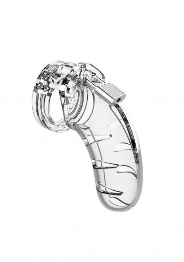 Chastity Model 03 Transparent Pas Cnoty Przeźroczysty Man Cage 