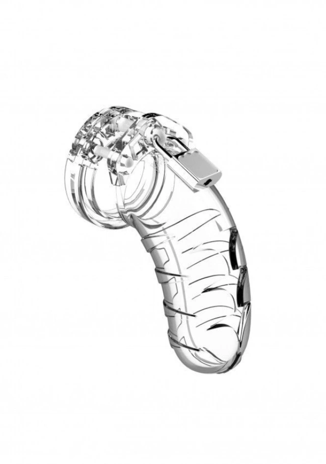 Chastity Model 04 Transparent Pas Cnoty Przeźroczysty Man Cage 