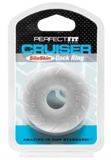 Pierścień Erekcyjny Silaskin Cruiser Ring Clear Perfect Fit | 100% ORYGINAŁ| DYSKRETNA PRZESYŁKA