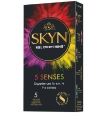 Skyn 5 Senses Prezerwatywy Nielateksowe 5 Sztuk Unimil | 100% ORYGINAŁ| DYSKRETNA PRZESYŁKA