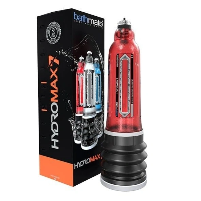 Pompka Wodna Do Powiększania Penisa Hydromax7 Brilliant Red Bathmate | 100% ORYGINAŁ| DYSKRETNA PRZESYŁKA