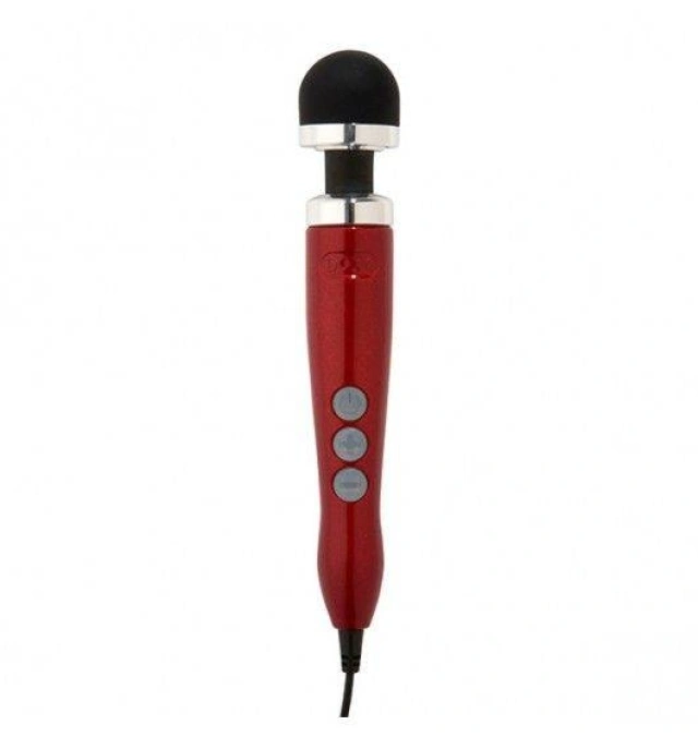 Masażer Ciała Doxy Number 3 Wand Massager Disco Czerwony | 100% ORYGINAŁ| DYSKRETNA PRZESYŁKA