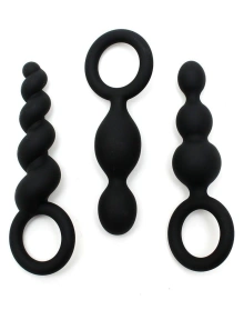 Zestaw Korków Analnych Booty Call Black Satisfyer | 100% ORYGINAŁ| DYSKRETNA PRZESYŁKA