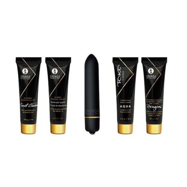 Zestaw Kosmetyków Z Małym Wibratorkiem Naughty Geisha Kit Shunga | 100% ORYGINAŁ| DYSKRETNA PRZESYŁKA