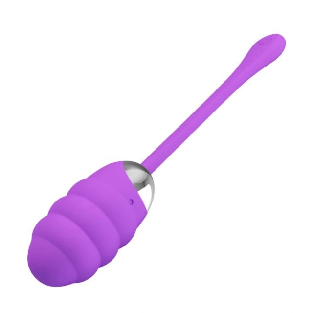 Silikonowe Jajeczko z Wibracjami Franklin USB Fioletowy 