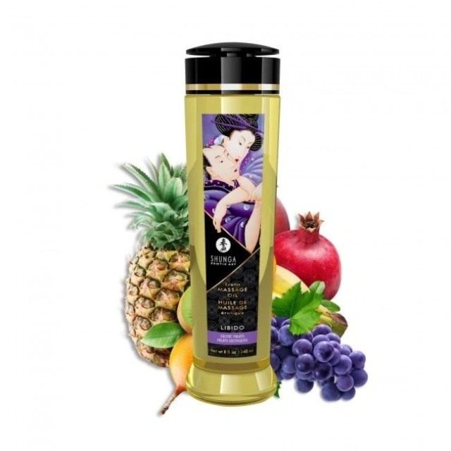 Olejek Do Masażu Erotic Massage Oil Libido / Exotic Fruits 240 Ml Shunga 