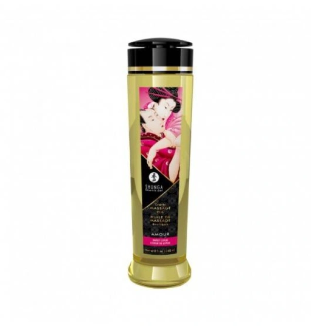 Olejek do Masażu Erotycznego Shunga Amour / Sweet Lotus 240ml 