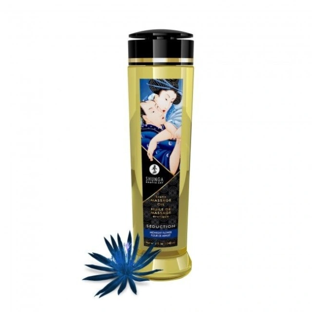 Olejek Do Masażu Erotic Massage Oil Seduction / Midnight Flower 240Ml Shunga 