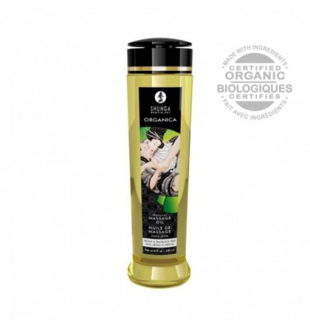Organiczny Olejek Do Masażu Natural Massage Oil Organica Aroma Free 240 Ml Shunga 