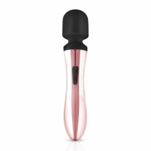 2 w 1 Masażer i Wibrator Rosy Gold USB Złoty | 100% ORYGINAŁ| DYSKRETNA PRZESYŁKA