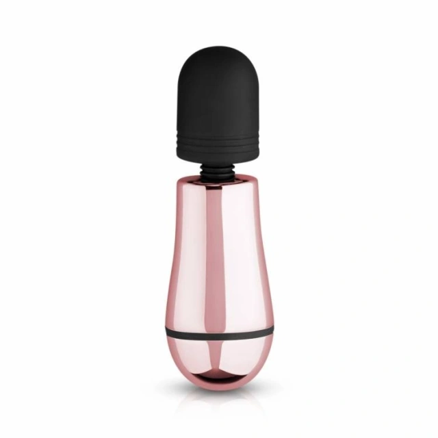 2w1 Mini Masażer Wielofunkcyjny  Rosy Gold USB Złoty 