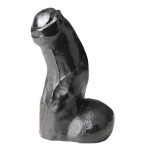 Dildo AB03 Ted 12 x 5 cm All Black | 100% ORYGINAŁ| DYSKRETNA PRZESYŁKA