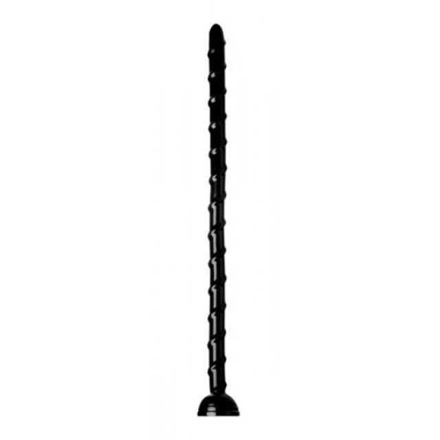 Zakręcony Pręt Analny Wąż 48cm Czarny | 100% ORYGINAŁ| DYSKRETNA PRZESYŁKA