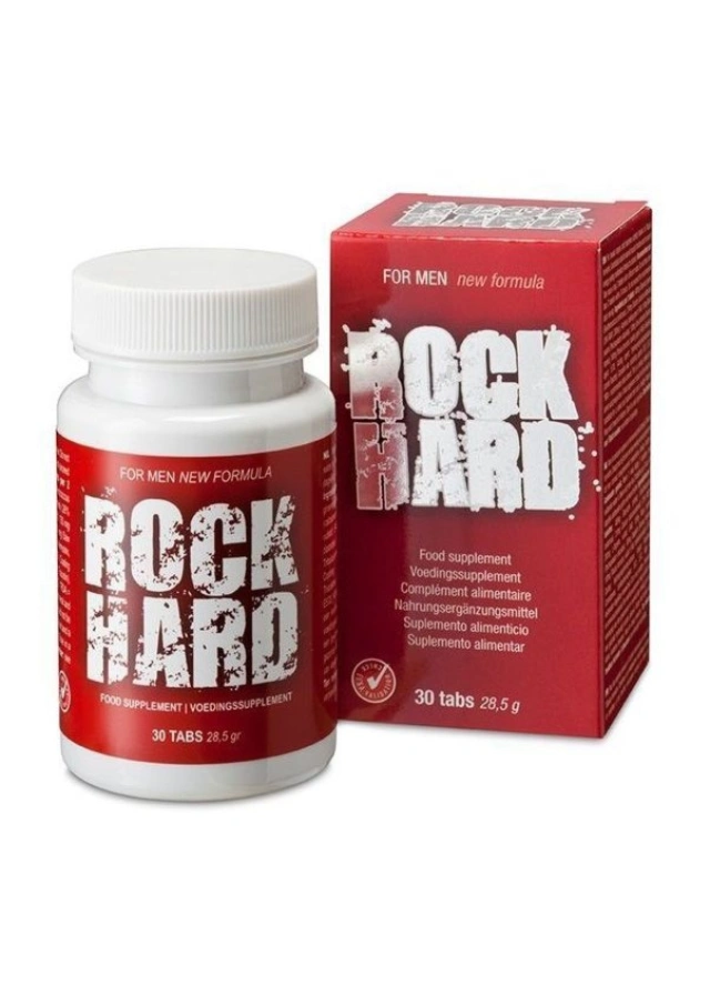 Suplement Diety na Erekcję Rock Hard 30 caps. | 100% ORYGINAŁ| DYSKRETNA PRZESYŁKA