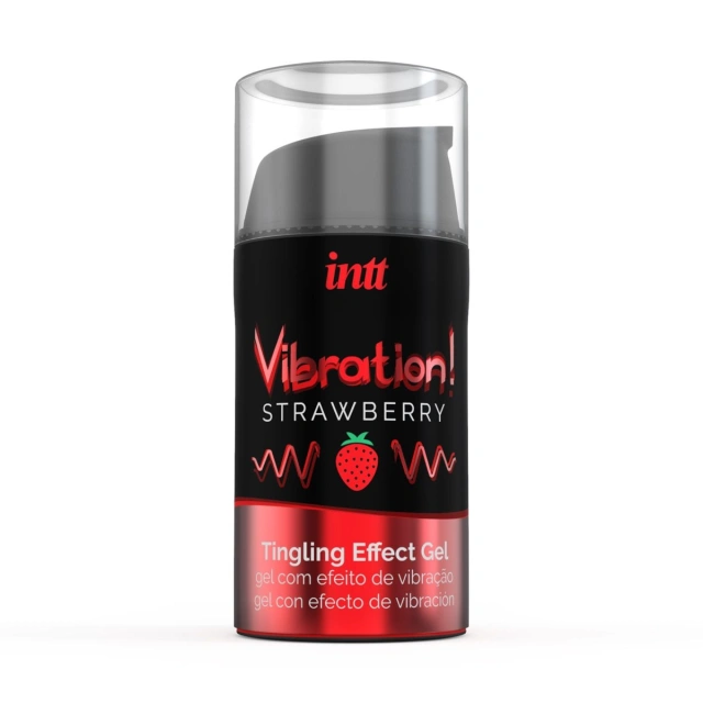 Żel Stymulujący Vibration! Strawberry 15 Ml intt | 100% ORYGINAŁ| DYSKRETNA PRZESYŁKA