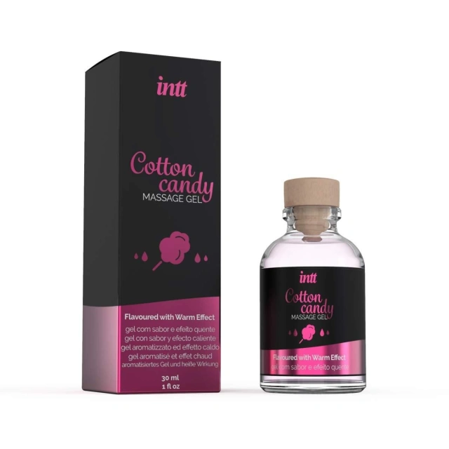 Jadalny Żel Do Masażu Massage Gel Cotton Candy 30 Ml intt | 100% ORYGINAŁ| DYSKRETNA PRZESYŁKA