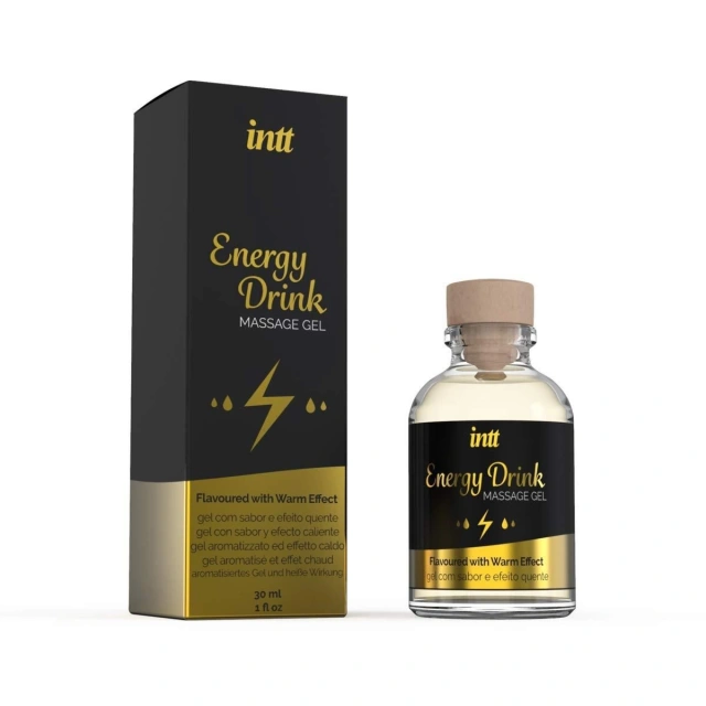 Jadalny Żel Do Masażu Massage Gel Energy Drink 30 Ml intt | 100% ORYGINAŁ| DYSKRETNA PRZESYŁKA