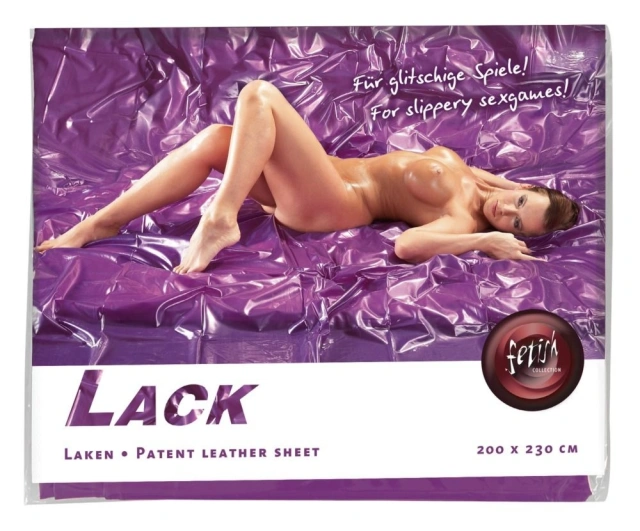 Winylowe Prześcieradło do Mokrych Zabaw 200x230cm Fioletowy 